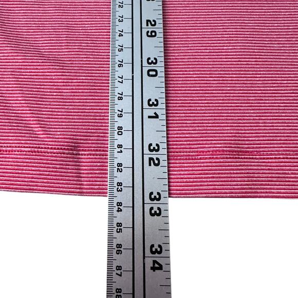 Nike Tiger Woods Collection Snap Polo Shirt Men's 2XL XXL Red Striped Budweiser - Picture 11 of 11